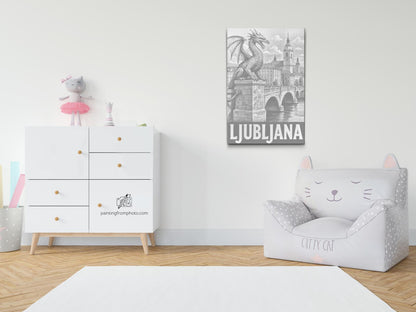 Mal-med-prikker -  Ljubljana-plakat