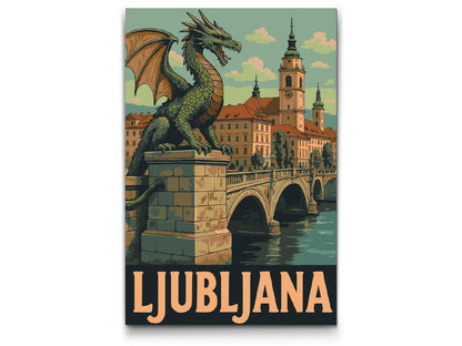 Paint by Numbers - Ljubljana-plakat