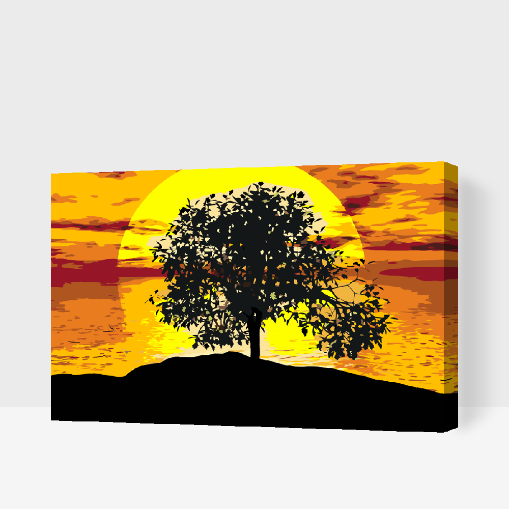 Paint by Numbers - Solnedgang