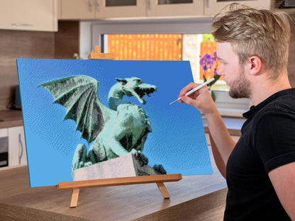 Diamond Painting - Dragebroen, Ljubljana – Slovenien
