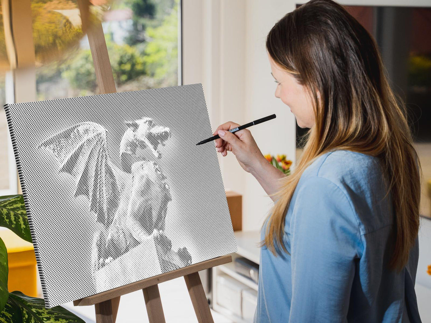 Mal-med-prikker -  Dragebroen, Ljubljana – Slovenien
