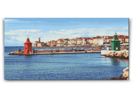 Diamond Painting - Piran Havn - Slovenien