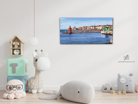 Paint by Numbers - Piran Havn - Slovenien