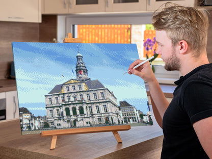Diamond Painting - Rådhuset Maastricht - Holland