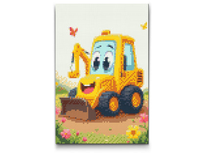 Diamond Painting - Børnegravemaskine