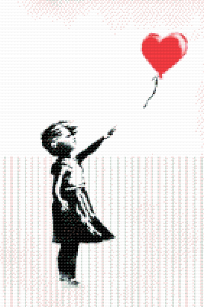 Diamond Painting - Banksy - Shredded Love