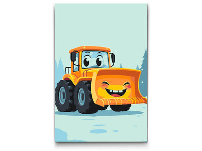 Paint by Numbers - Børnebulldozer