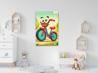Diamond Painting - Cykel til børn