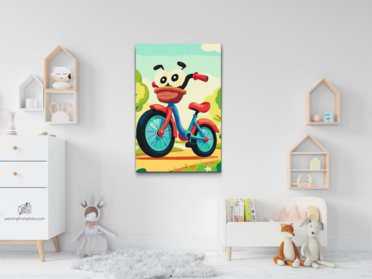 Paint by Numbers - Cykel til børn