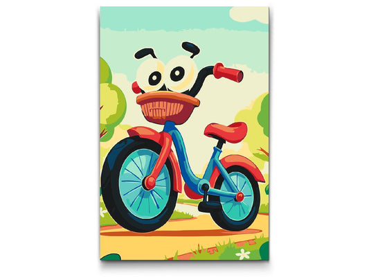 Paint by Numbers - Cykel til børn