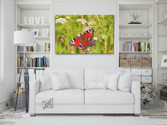 Diamond Painting - Sommerfugl i græsset