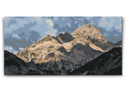 Paint by Numbers - Alperne, Mount Triglav - Slovenien