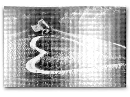 Mal-med-prikker -  Vingård ved vejen i hjerteform, Maribor - Slovenien