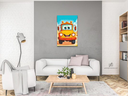 Diamond Painting - Lastbil til børn