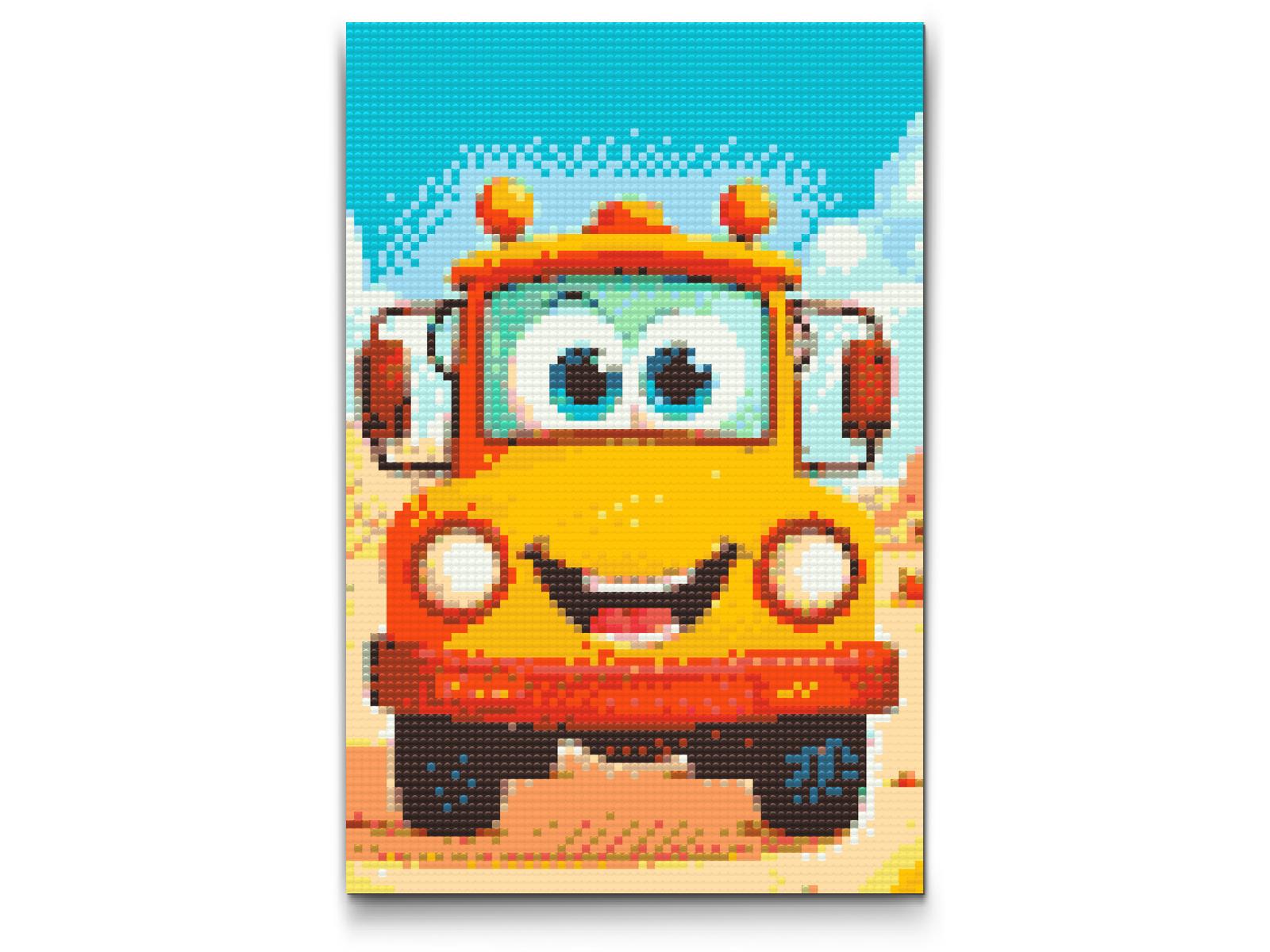 Diamond Painting - Lastbil til børn