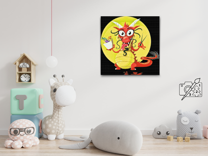 Diamond Painting - Sulten Drage