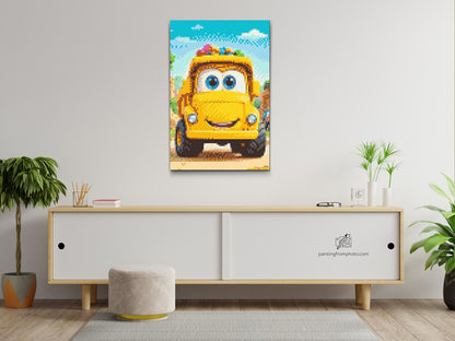 Diamond Painting - Skraldebil til børn