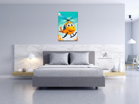 Paint by Numbers - Helikopter til børn