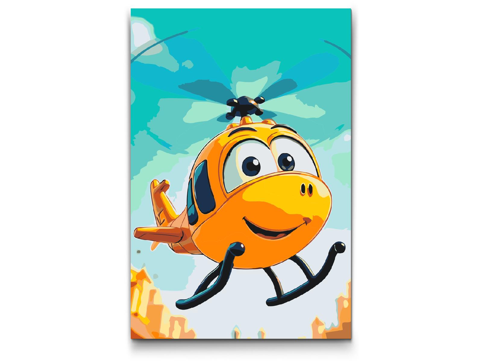 Paint by Numbers - Helikopter til børn