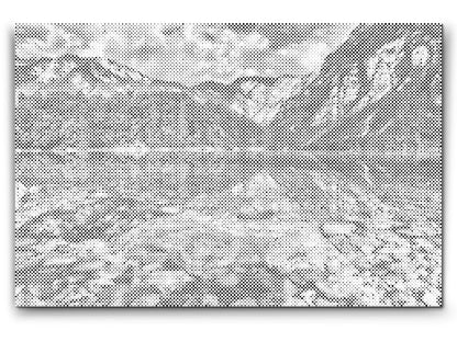 Mal-med-prikker -  Bohinjsøen - Slovenien