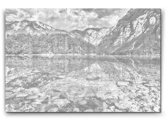 Mal-med-prikker -  Bohinjsøen - Slovenien