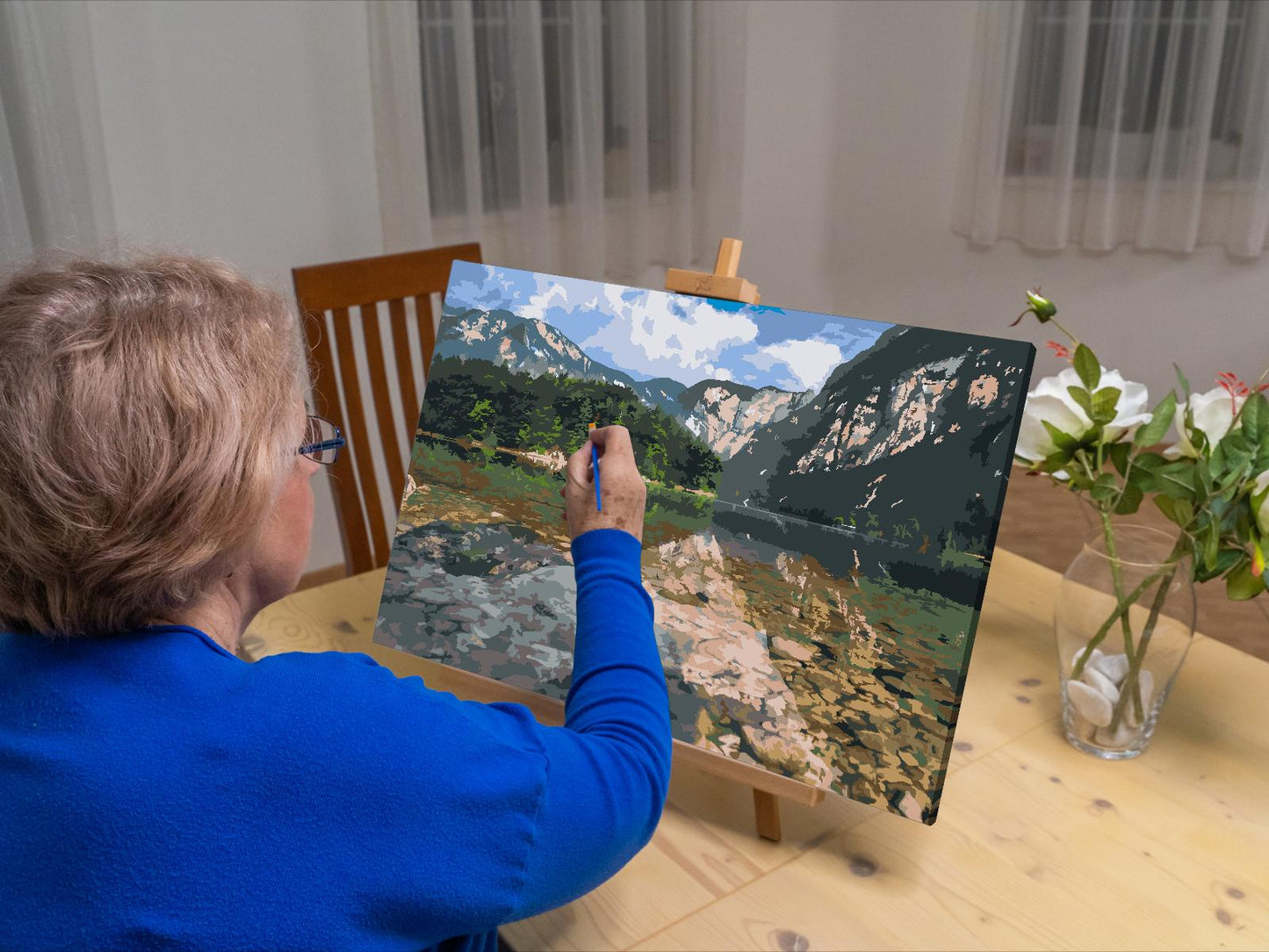 Paint by Numbers - Bohinjsøen - Slovenien