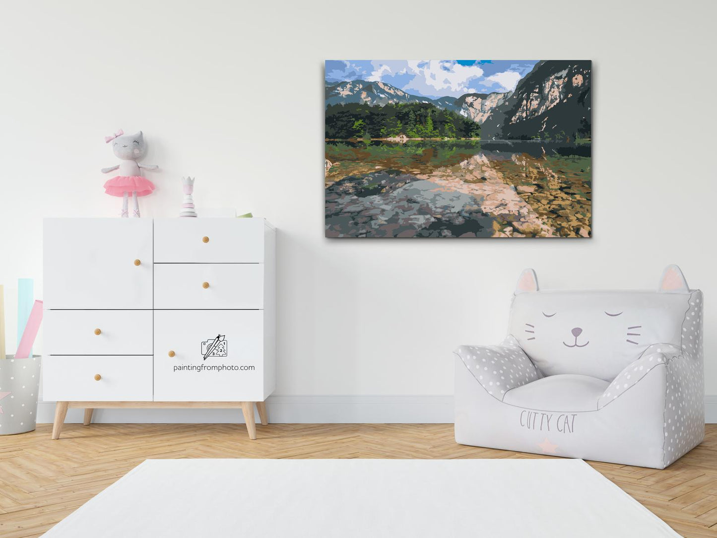 Paint by Numbers - Bohinjsøen - Slovenien