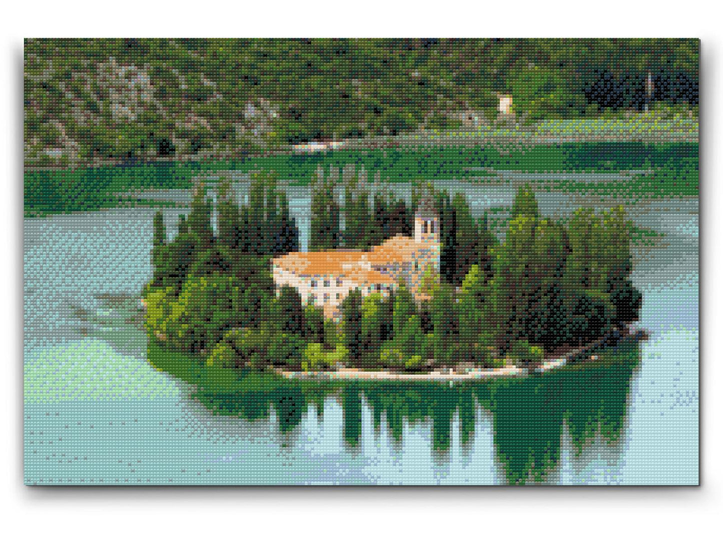 Diamond Painting - Visovac-øen - Kroatien