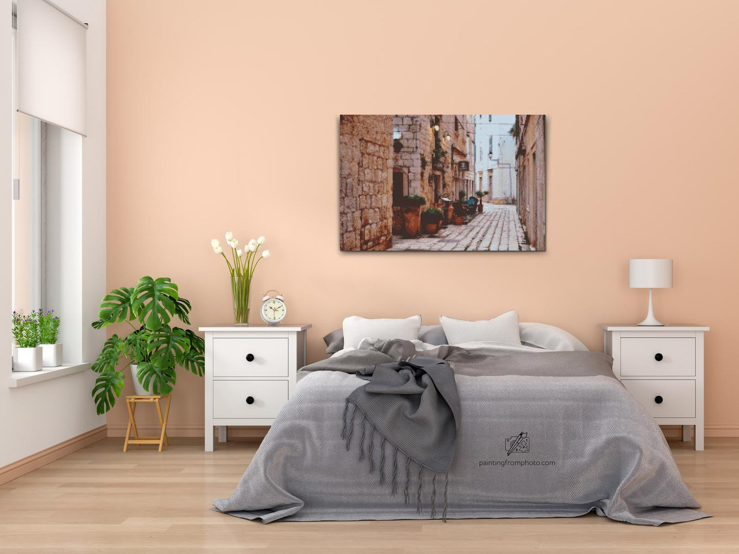 Diamond Painting - Udsigt over gaden - Kroatien