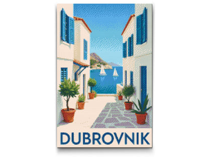 Diamond Painting - Dubrovnik-plakat