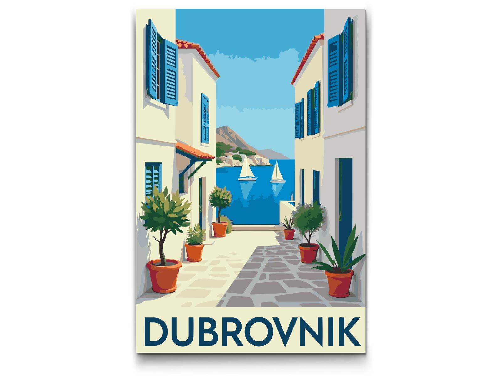 Paint by Numbers - Dubrovnik-plakat
