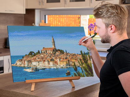 Diamond Painting - Byen Rovinj - Kroatien