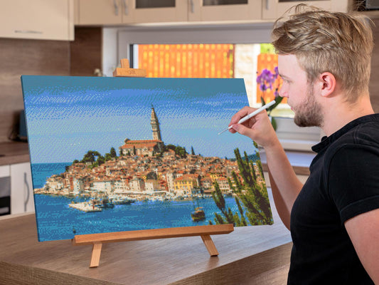 Diamond Painting - Byen Rovinj - Kroatien