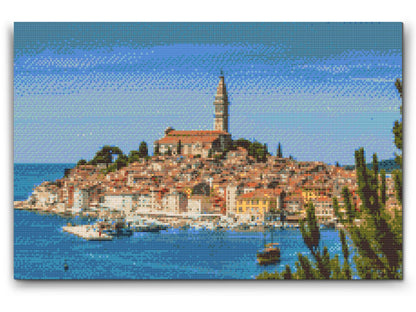Diamond Painting - Byen Rovinj - Kroatien