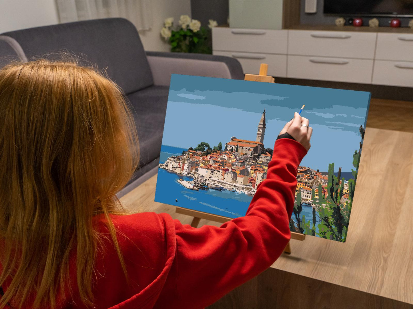 Paint by Numbers - Byen Rovinj - Kroatien
