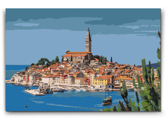 Paint by Numbers - Byen Rovinj - Kroatien