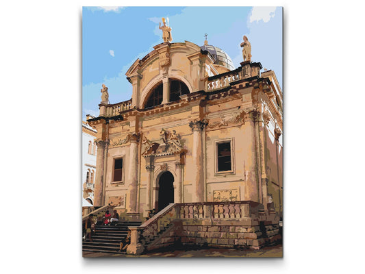Paint by Numbers - Velika Gospa Katedral, Dubrovnik - Kroatien