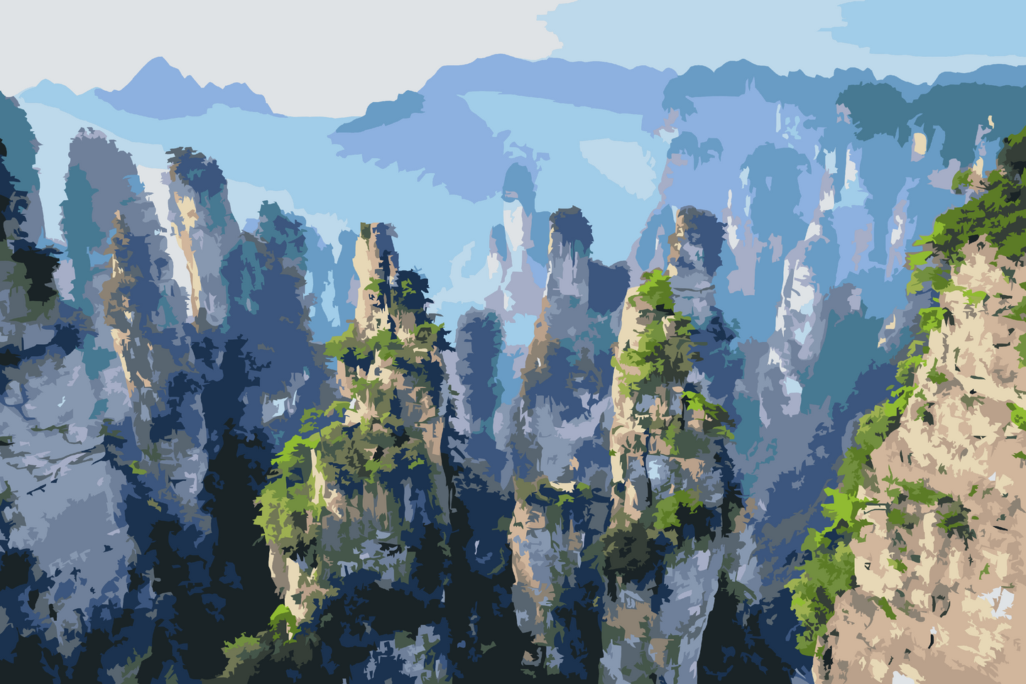 Paint by Numbers - Wulingyuan