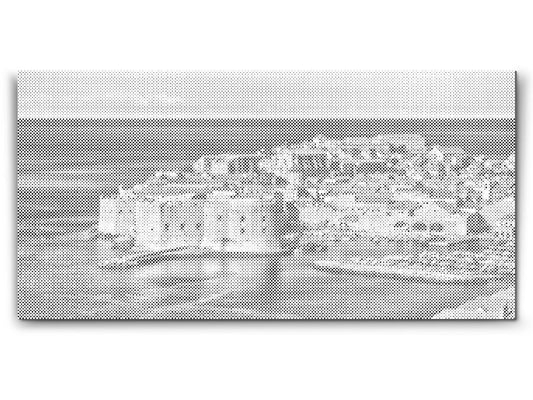 Mal-med-prikker -  Udsigt over Dubrovnik - Kroatien