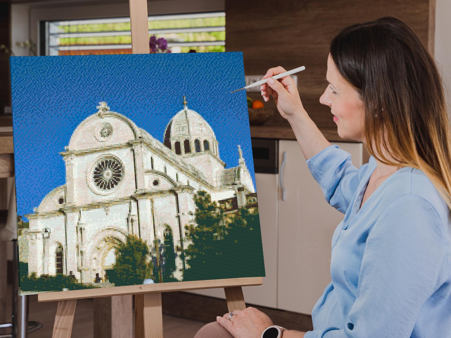 Diamond Painting - Sankt Jakobs Katedral, Šibenik - Kroatien