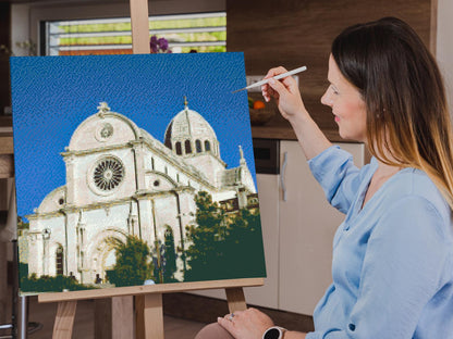 Diamond Painting - Sankt Jakobs Katedral, Šibenik - Kroatien