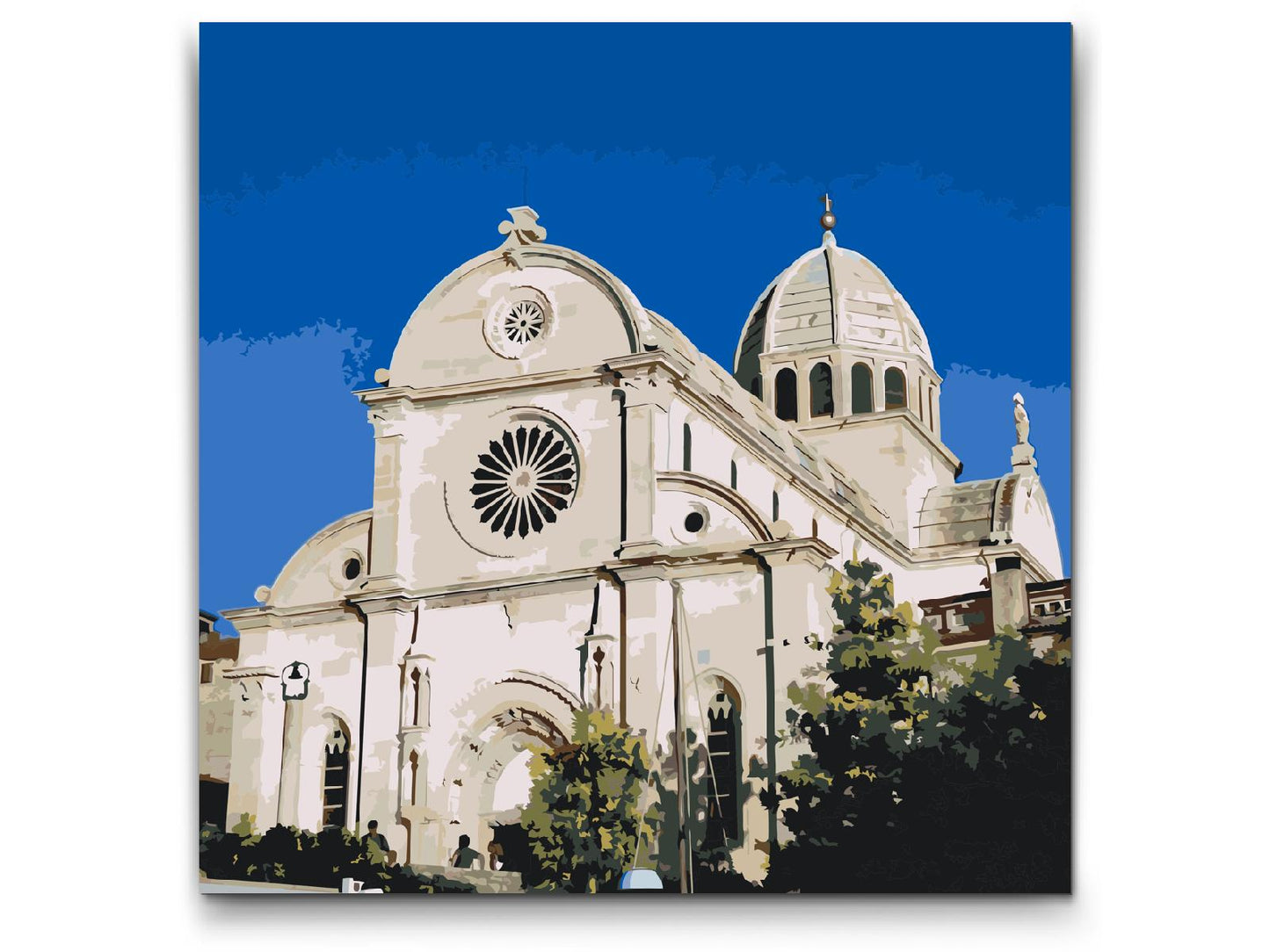 Paint by Numbers - Sankt Jakobs Katedral, Šibenik - Kroatien