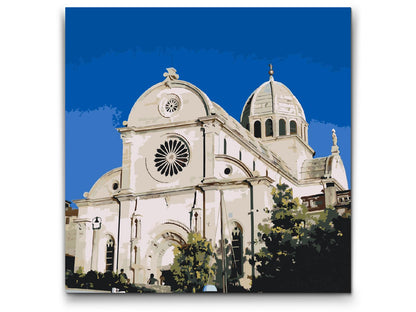 Paint by Numbers - Sankt Jakobs Katedral, Šibenik - Kroatien