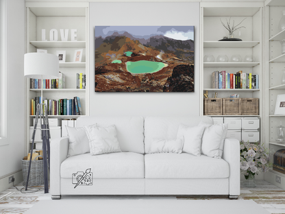 Paint by Numbers - Tongariro Nationalpark
