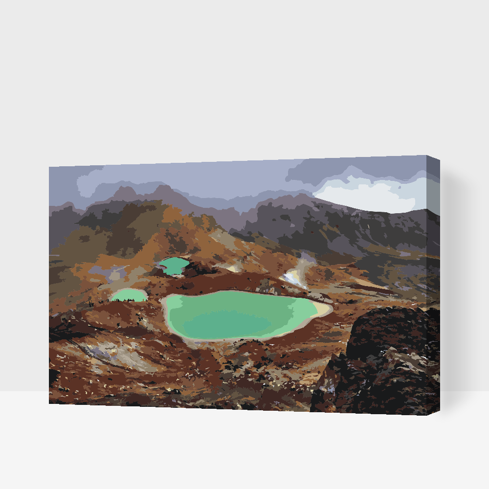 Paint by Numbers - Tongariro Nationalpark