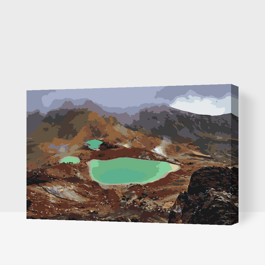 Paint by Numbers - Tongariro Nationalpark