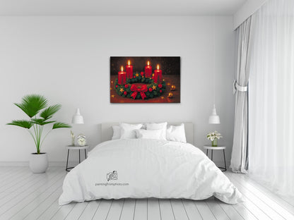 Diamond Painting - Adventskrans til bordet
