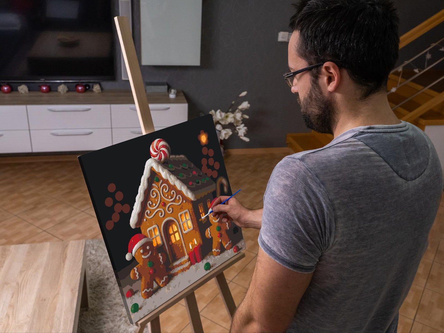 Paint by Numbers - Peberkagehus