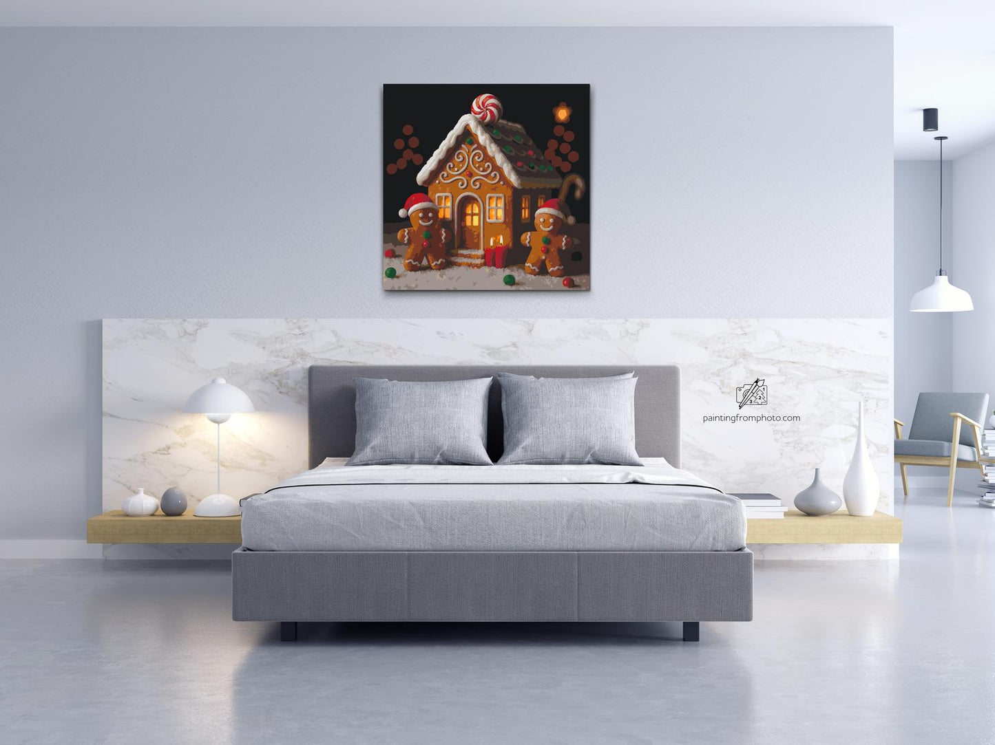 Paint by Numbers - Peberkagehus