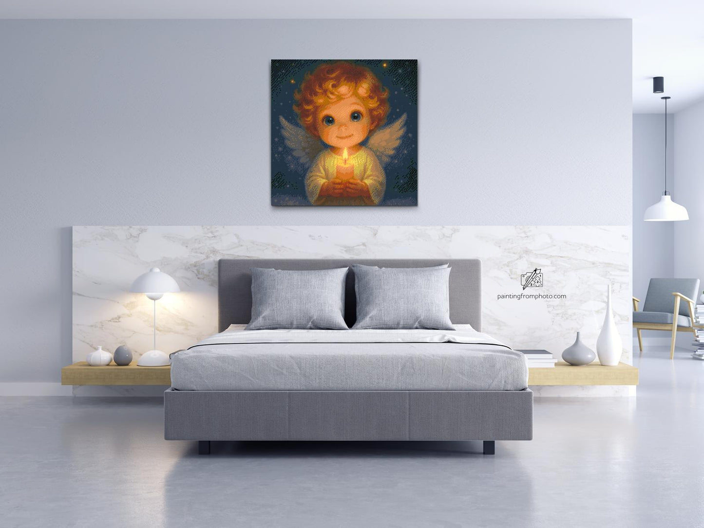 Diamond Painting - Sød lille engel